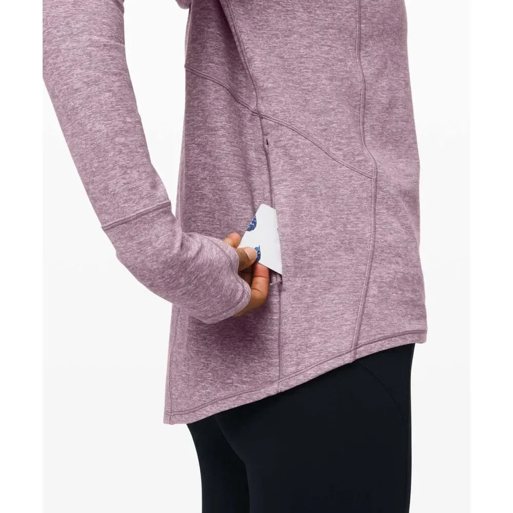 Lululemon Ready To Rulu Hoodie Heathered Frosted Mulberry